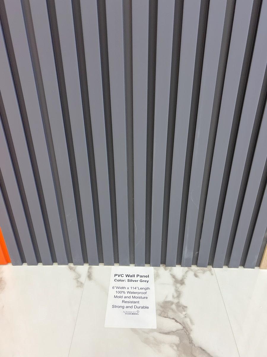 Silver Grey - Advanced PVC Fluted Wall Covering - ADVANCED FLOORING