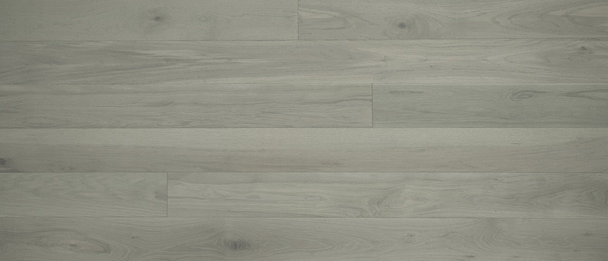 A close up of Silver Stone VIDAR premium American Oak engineered hardwood flooring.