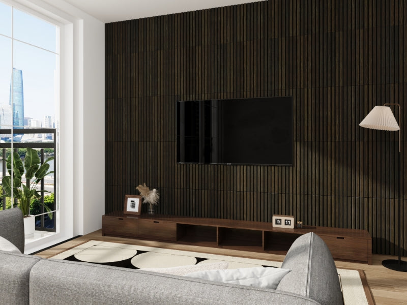 Smoked Oak WA013 - Walldi Acoustic Wall Panel 2' x 2'