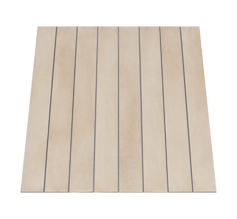 Ceratec porcelain tile sample in Straw color, ideal for floors & walls in matt finish. 