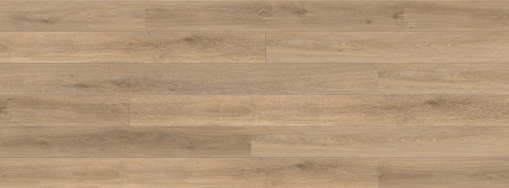 Fuzion FuzGuard Waterproof Laminate Flooring Tahoe 12mm AC4 planks with 5G locking system, close-up texture detail.