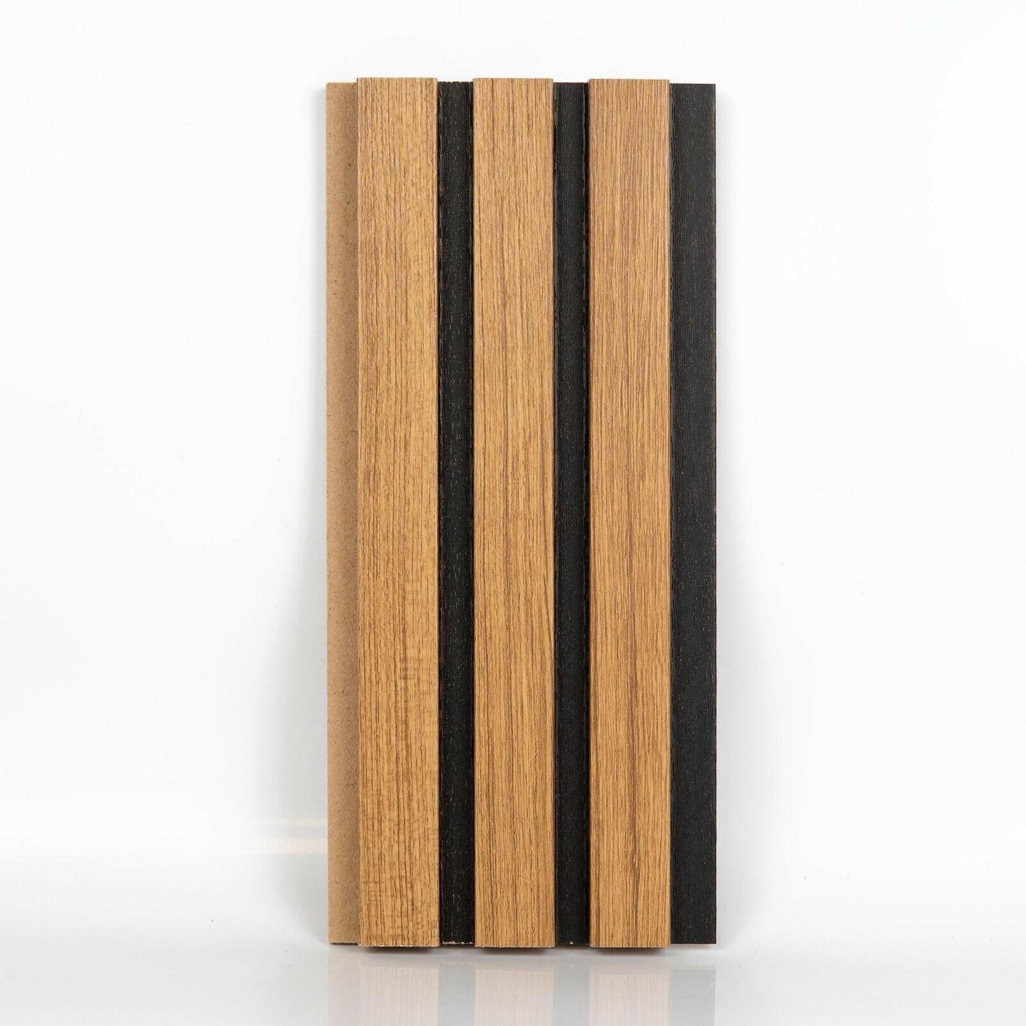 Teak Black - Woodland Fluted MDF Acoustic Wall Panel - ADVANCED FLOORING