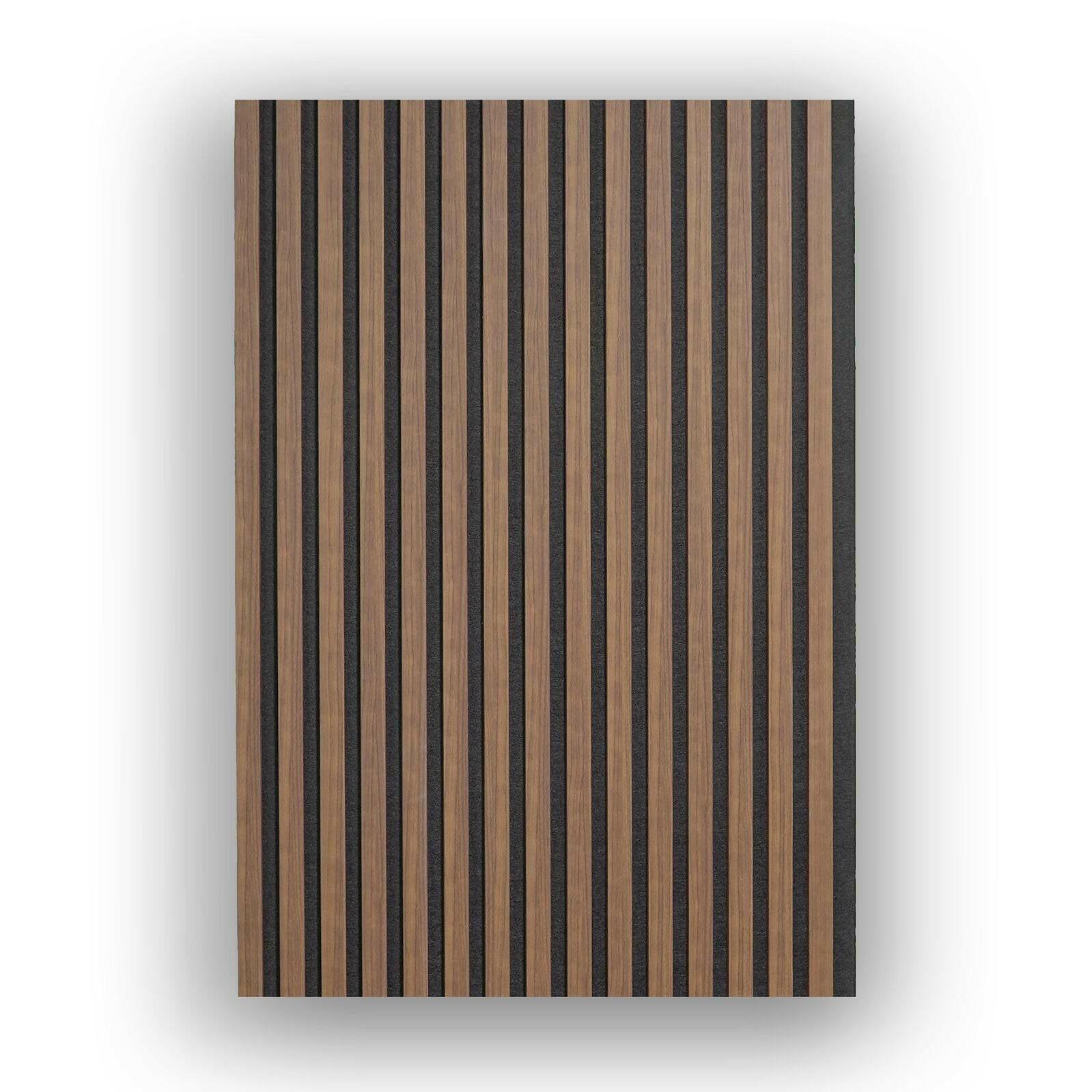 Walnut - Woodland Fluted MDF Acoustic Wall Panel - ADVANCED FLOORING