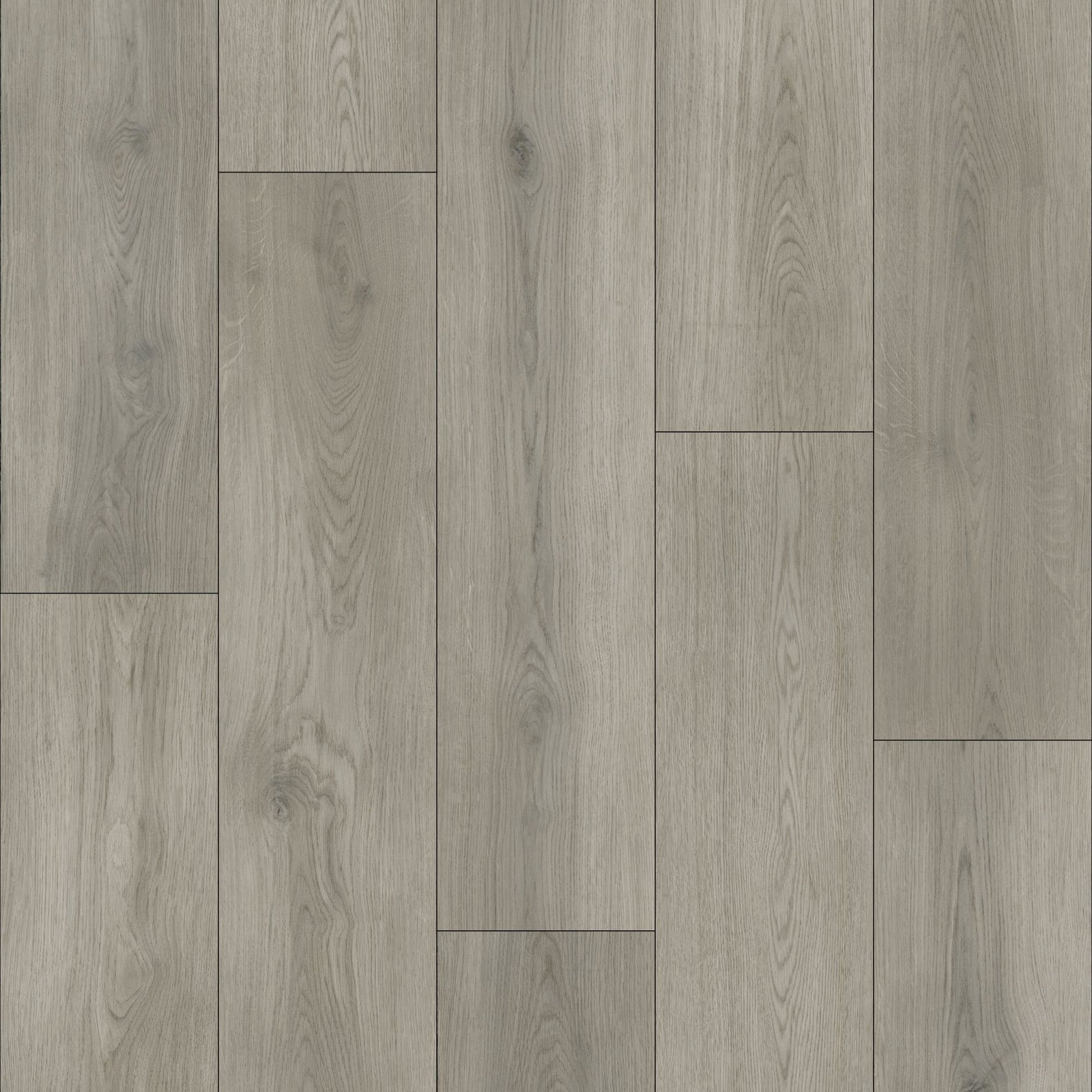 Close-up of gray wood flooring with a natural finish