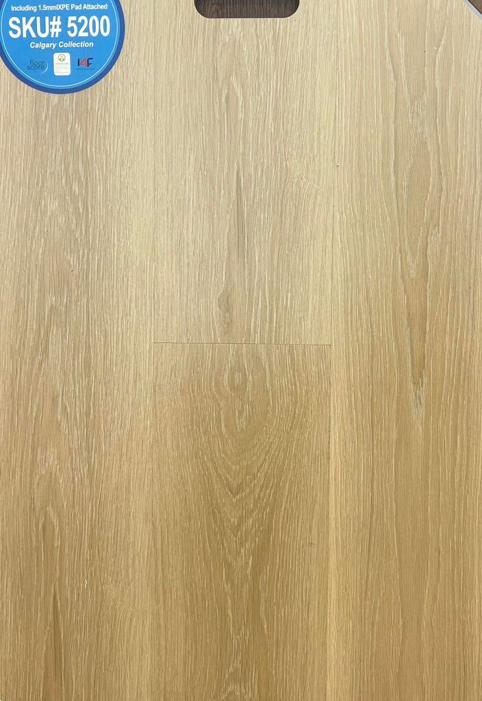 Close-up showing the texture and color of 5200 Riche 6.5mm vinyl flooring.