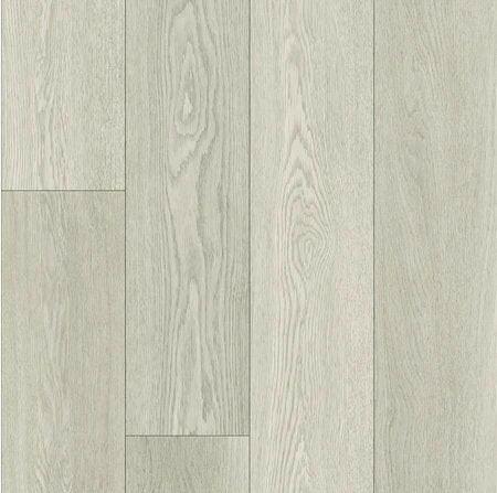 Close up of 8mm SPC vinyl flooring in the colour 801 Sandy Shell by Woden Flooring sold by Advanced Flooring in Kitchener-Waterloo.