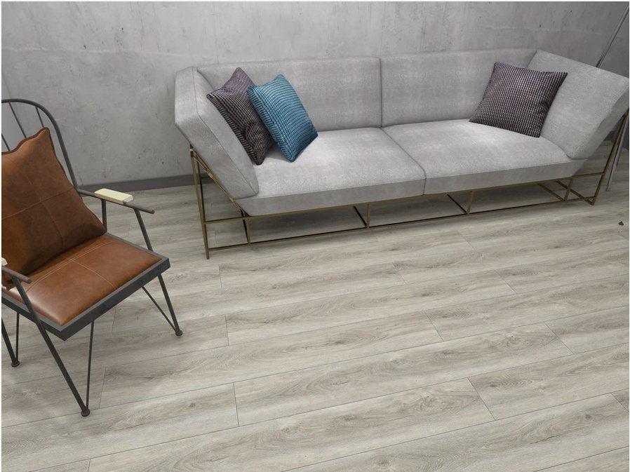 Beautiful room with 8mm vinyl flooring installed in the colour 805 Misty Island by Woden Flooring sold by Advanced Flooring in Kitchener-Waterloo.