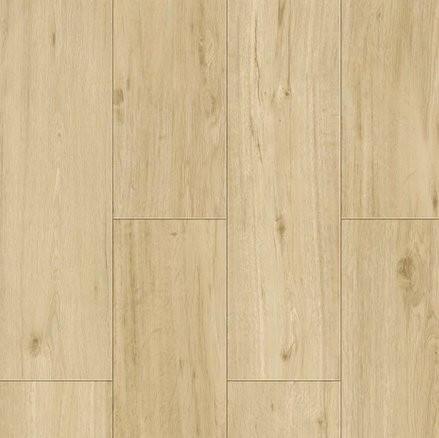 Close up of 8mm vinyl flooring in the colour 806 Rustic Pier by Woden Flooring sold by Advanced Flooring in Kitchener-Waterloo.