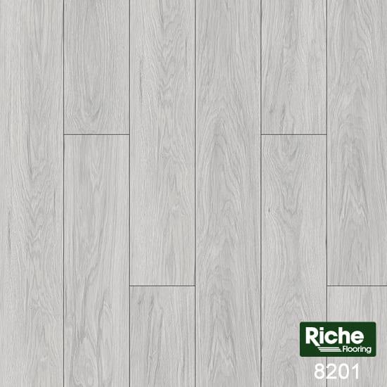Close-up showing the texture and color of 8201 Riche 10mm vinyl flooring.