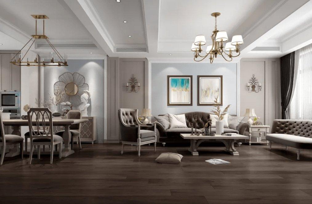 Barrymore - ORIGINS Engineered Hickory 7 1/2'' (Wire brushed) - advancedflooring