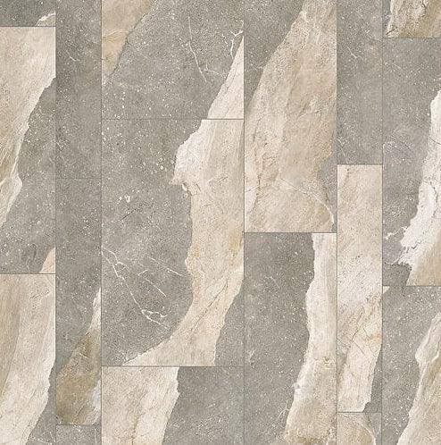 Close up of 5mm vinyl tile in the colour Basset by Mohawk SolidTech sold by Advanced Flooring in Kitchener-Waterloo.