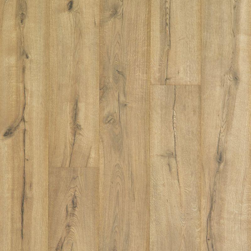 close up of Cavalry Oak Mohawk RevWood Plus Castlebriar waterproof laminate sold by Advanced Flooring