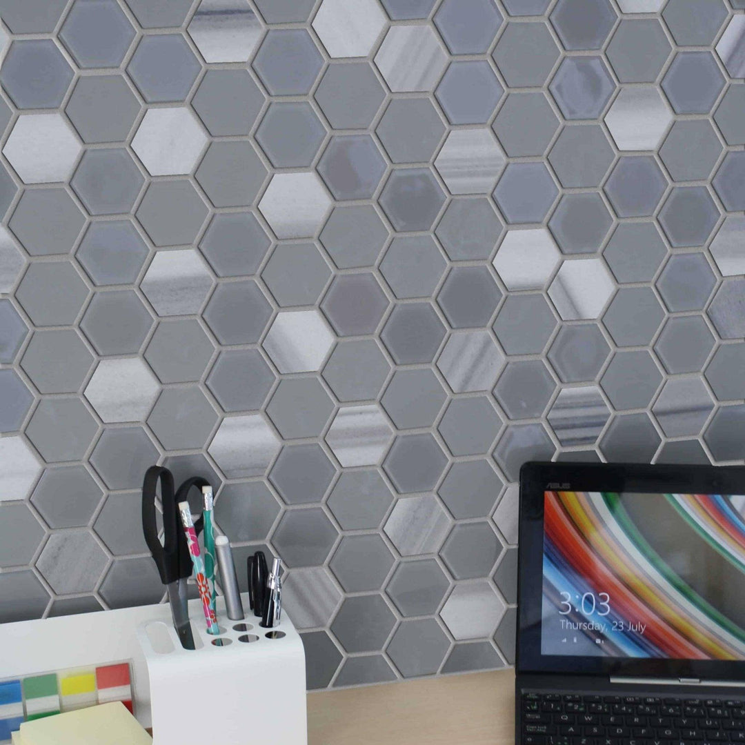 Exagon Collection Ceratec Backsplash Tile - Exagon Collection – ADVANCED FLOORING