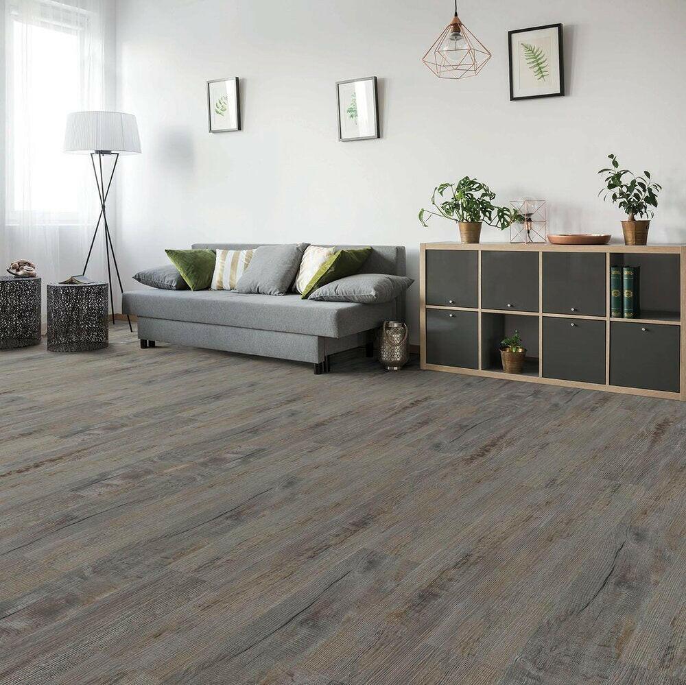 Charcoal Rustic Oak 417 114 - Nextfloor 2.5mm Glue Down Colorado 417 - advancedflooring