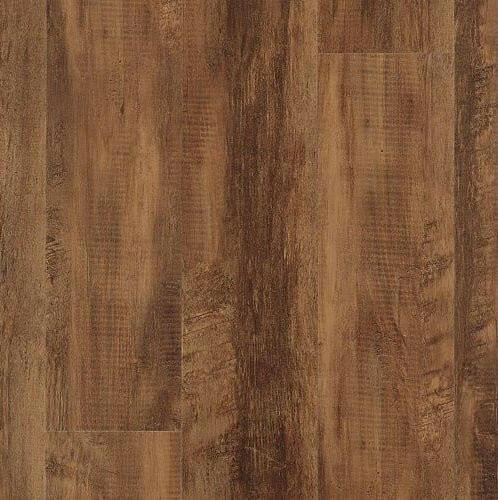 Close up of 4.5mm vinyl plank in the colour Fallen Leaf by Mohawk SolidTech sold by Advanced Flooring in Kitchener-Waterloo.