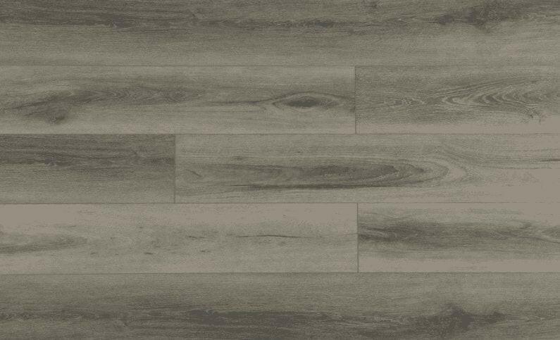 Close-up showing the texture and color of Fanchette Purelux vinyl plank flooring.