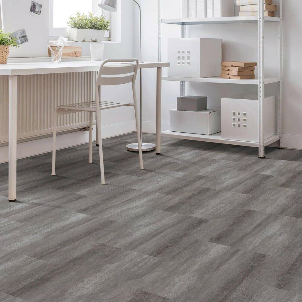 Graphite Stria 419 009 - Nextfloor Vinyl Tiles 3mm Glue Down Patina 419 - advancedflooring
