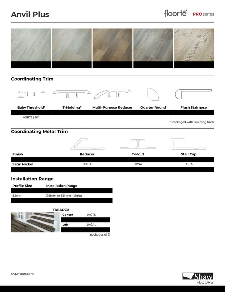 Grey Chestnut - SHAW Vinyl 4.4mm ANVIL PLUS SPC 2032V - advancedflooring