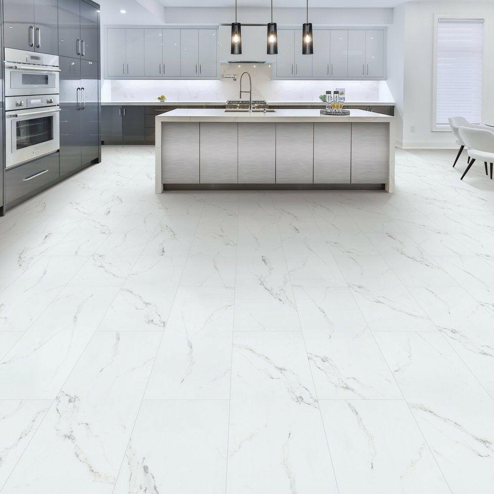 Honed Carrara 570 106 - Nextfloor Vinyl Tiles 5.5mm Monumental Plus 570 - advancedflooring