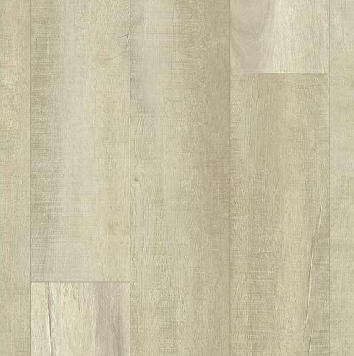 Close up of 6mm vinyl plank in the colour Iced Chardonnay by Mohawk SolidTech sold by Advanced Flooring in Kitchener-Waterloo.