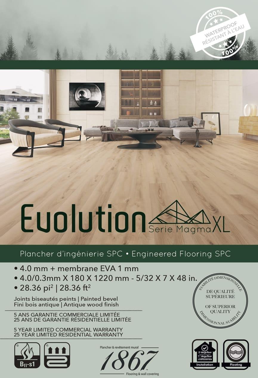 Merapi 5790120 - 1867 Vinyl 5mm Evolution Magma XL – ADVANCED FLOORING