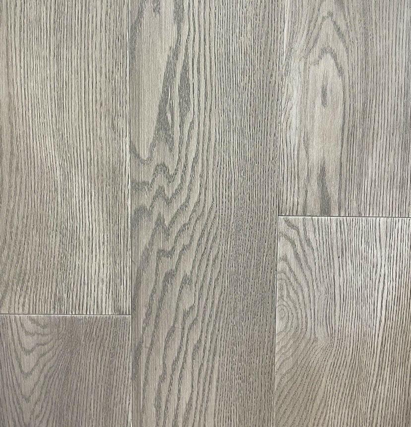 Close-up of MILAN AR1306 - Green Touch 7"*3/4" American Oak engineered hardwood flooring sample. Available at Advanced Flooring Waterloo. 