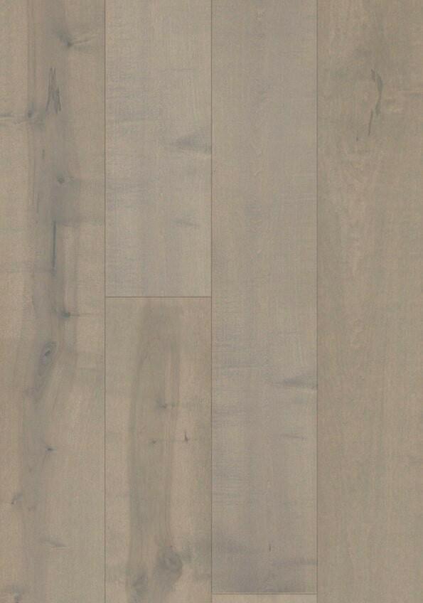 A close up of Millstead BRAND SURFACES premium 7-½” engineered hardwood flooring from Canadian Standard.