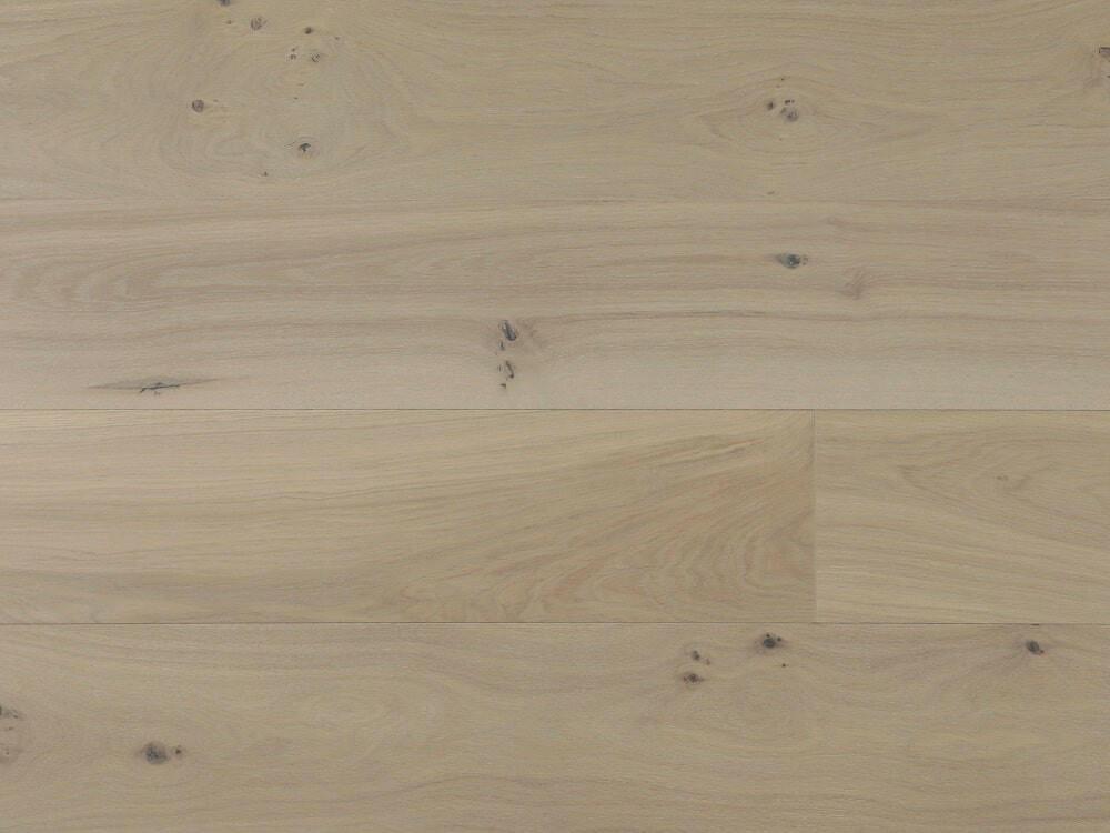 A close up of Naked Oak VIDAR premium American Oak engineered hardwood flooring.
