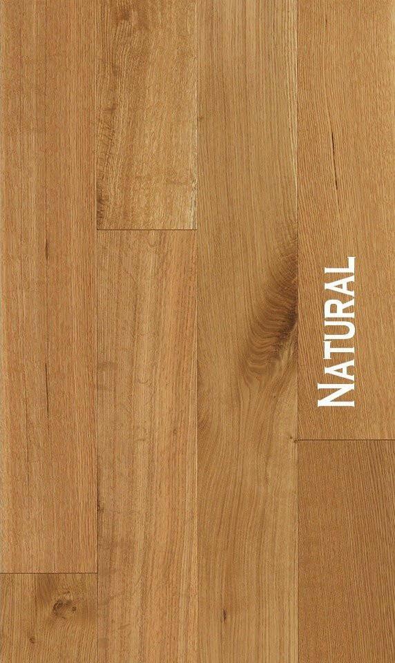 A close up of Natural BOEN premium engineered hardwood flooring from Canadian Standard.