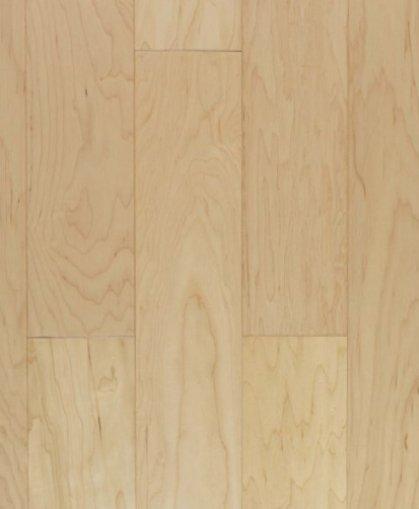 Close-up of NATURAL MP1311 - Green Touch 7-1/4" x 3/4" Maple engineered hardwood flooring sample. Available at Advanced Flooring Waterloo.