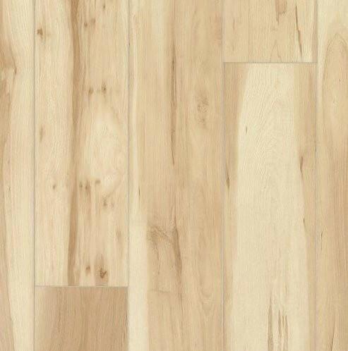 Close up of 6mm vinyl plank in the colour Original Sandstorm by Mohawk SolidTech sold by Advanced Flooring in Kitchener-Waterloo.