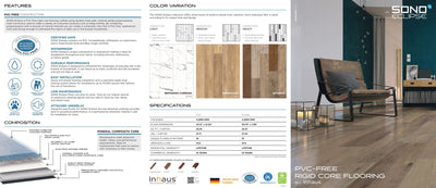 Reposado Carrara - SONO Vinyl Tiles 5.5mm ECLIPSE STONE - advancedflooring