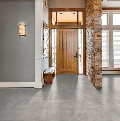 Resurfaced Concrete - Pergo Vinyl Tiles Extreme 6mm Tile Options - advancedflooring