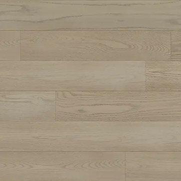Close up of light oak engineered hardwood Rock Cliff.