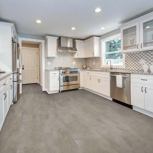 Silver Dust - Pergo Vinyl Tiles Extreme 6mm Tile Options - advancedflooring