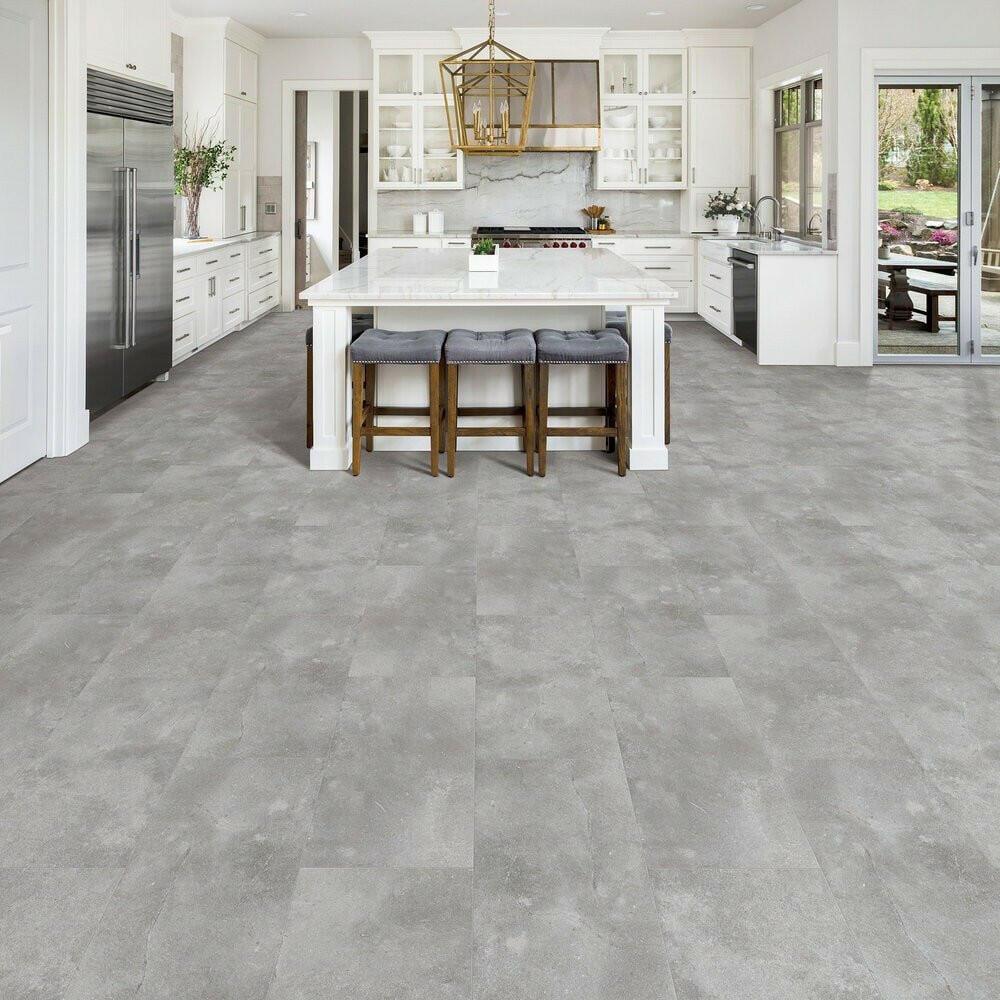 Sterling Limestone 424 505 - Nextfloor Vinyl Tiles 2mm Glue Down Bedrock 424 - advancedflooring
