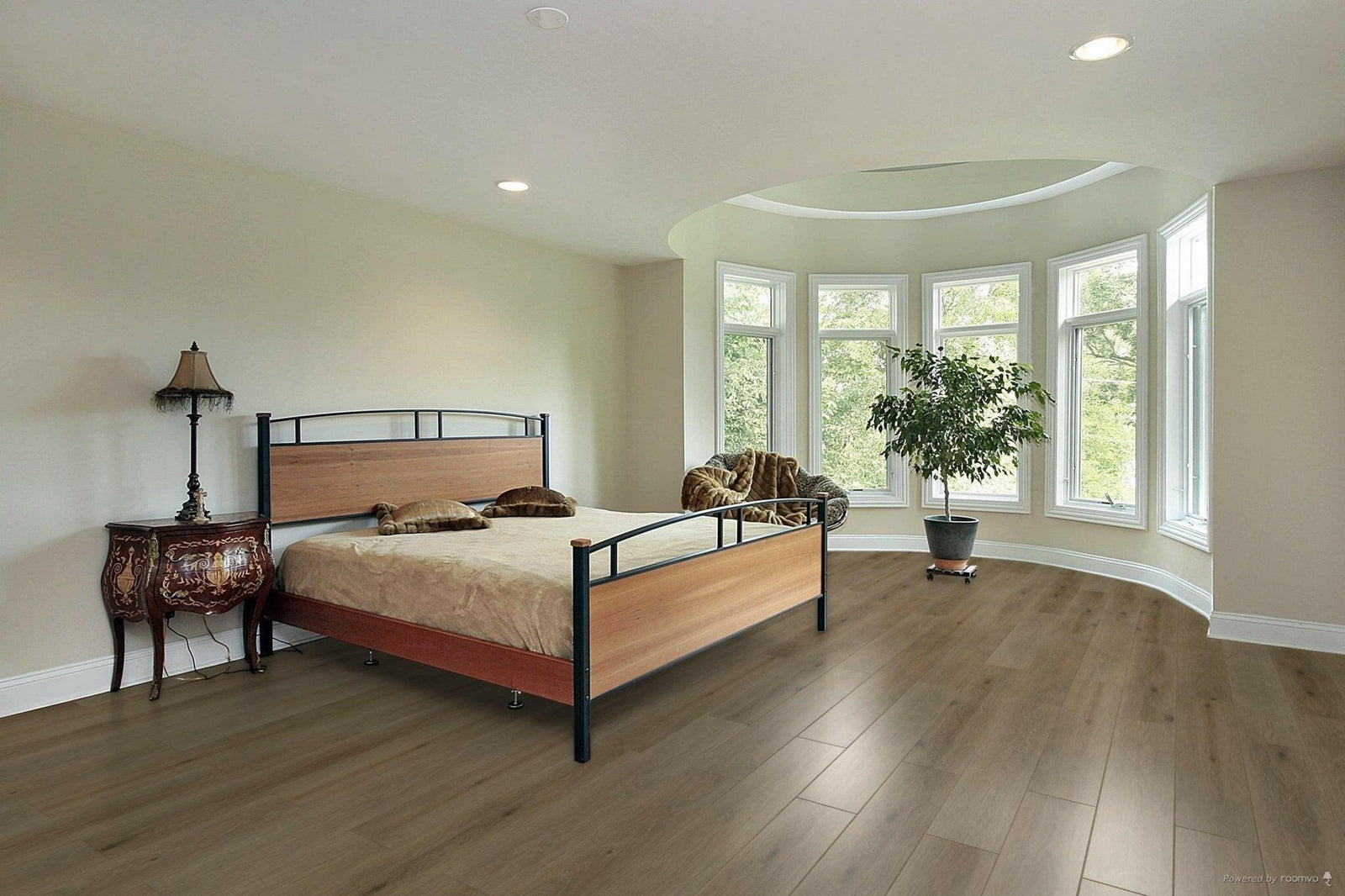 A modern room which displays the beautiful look of TFSPC311-F Toucan 4.2mm vinyl flooring.