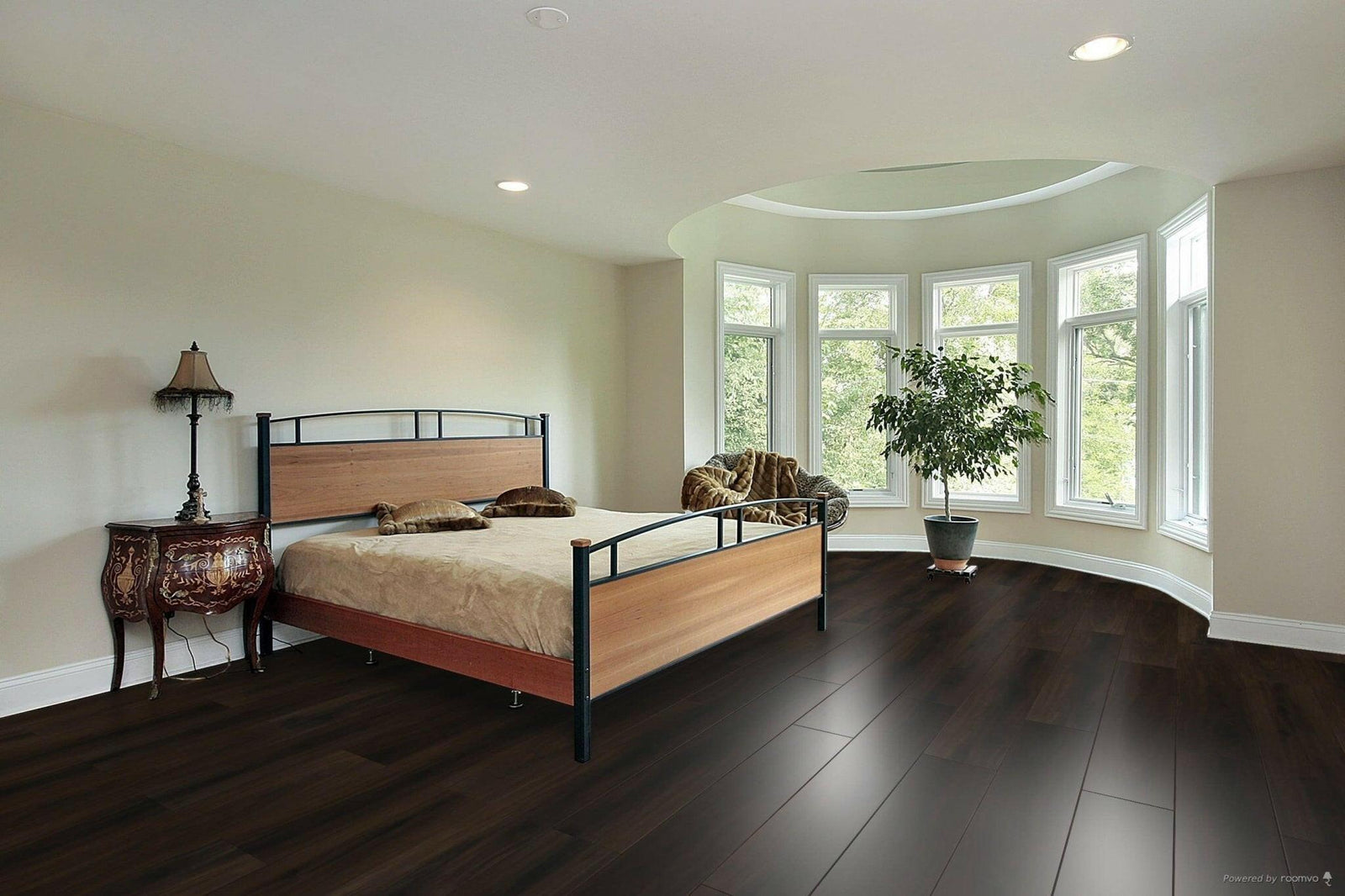 A modern room which displays the beautiful look of TFSPC501-F Toucan 6mm vinyl flooring.