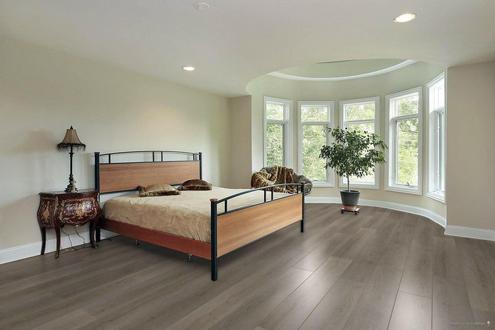 A modern room which displays the beautiful look of TFSPC507-F Toucan 6mm vinyl flooring.