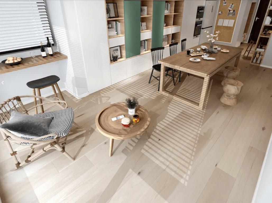 Thatcher - ORIGINS Engineered Hickory 7 1/2'' (Wire brushed) - advancedflooring