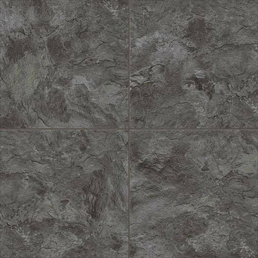 Tuscan Slate Dark Grey - Centura Vinyl Tiles 4mm UltraCeramic - advancedflooring