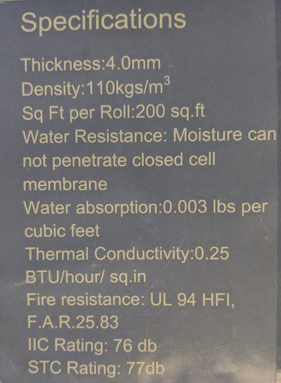 Underlay 4mm Rubber - advancedflooring