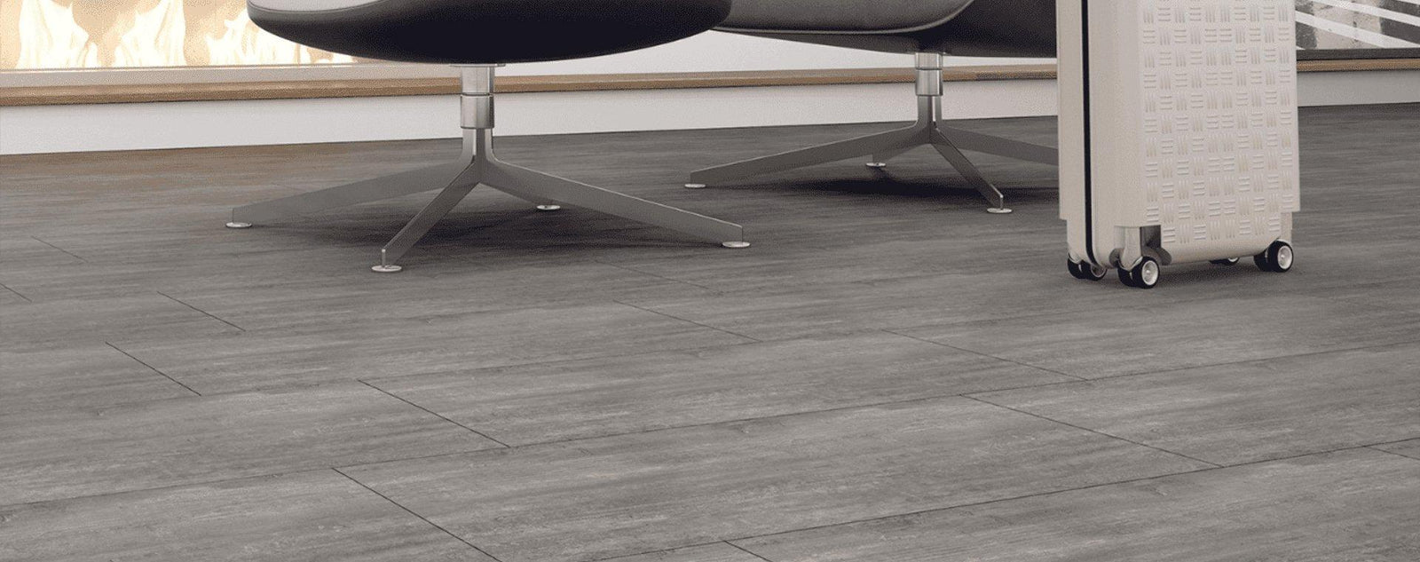 Urban Stone Graphite - Centura Vinyl Tiles Gluedown 2.5mm Sonata Stone - advancedflooring