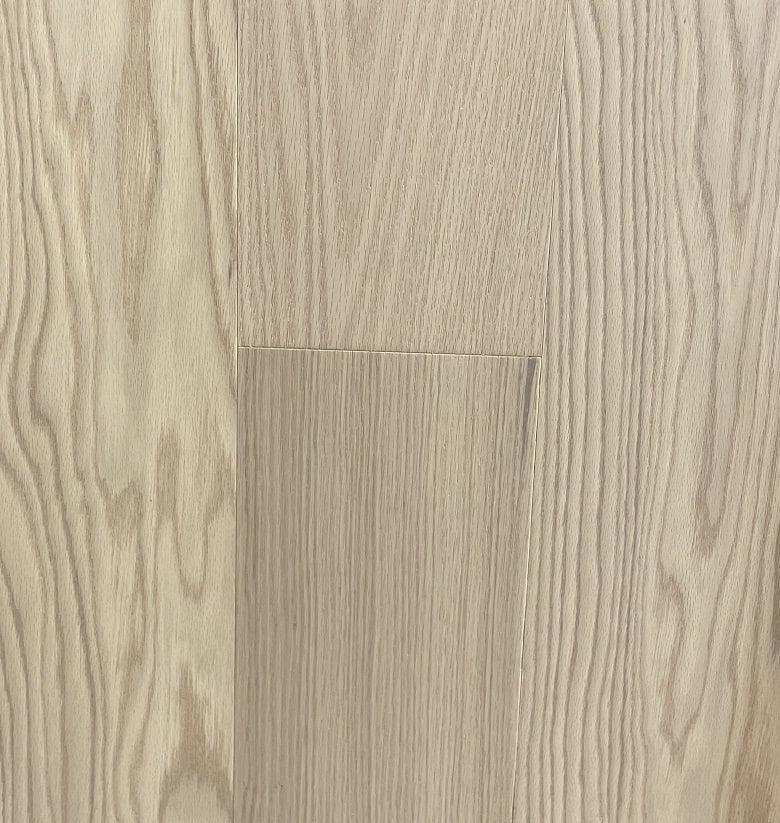 Close-up of VENICE AR1304 - Green Touch 7"*3/4" American Oak engineered hardwood flooring sample. Available at Advanced Flooring Waterloo. 