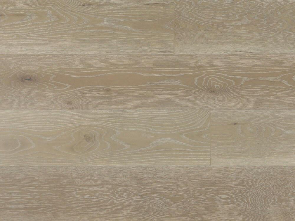 A close up of Wheat Berry VIDAR premium American Oak engineered hardwood flooring.