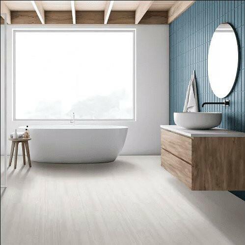 White Chalk - Pergo Extreme 6mm Tile Options - advancedflooring