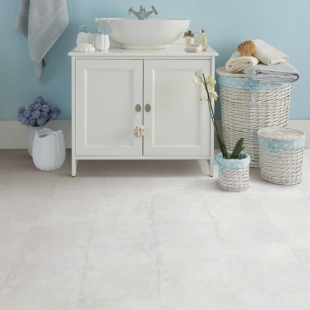 Whitewash 424 001 - Nextfloor Vinyl Tiles 2mm Glue Down Bedrock 424 - advancedflooring